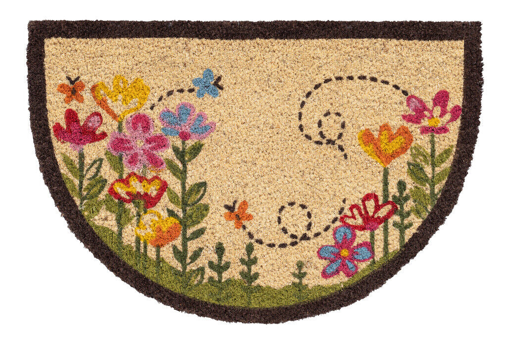 Ruco Print 805 Flowers Halfround 40x60 cm