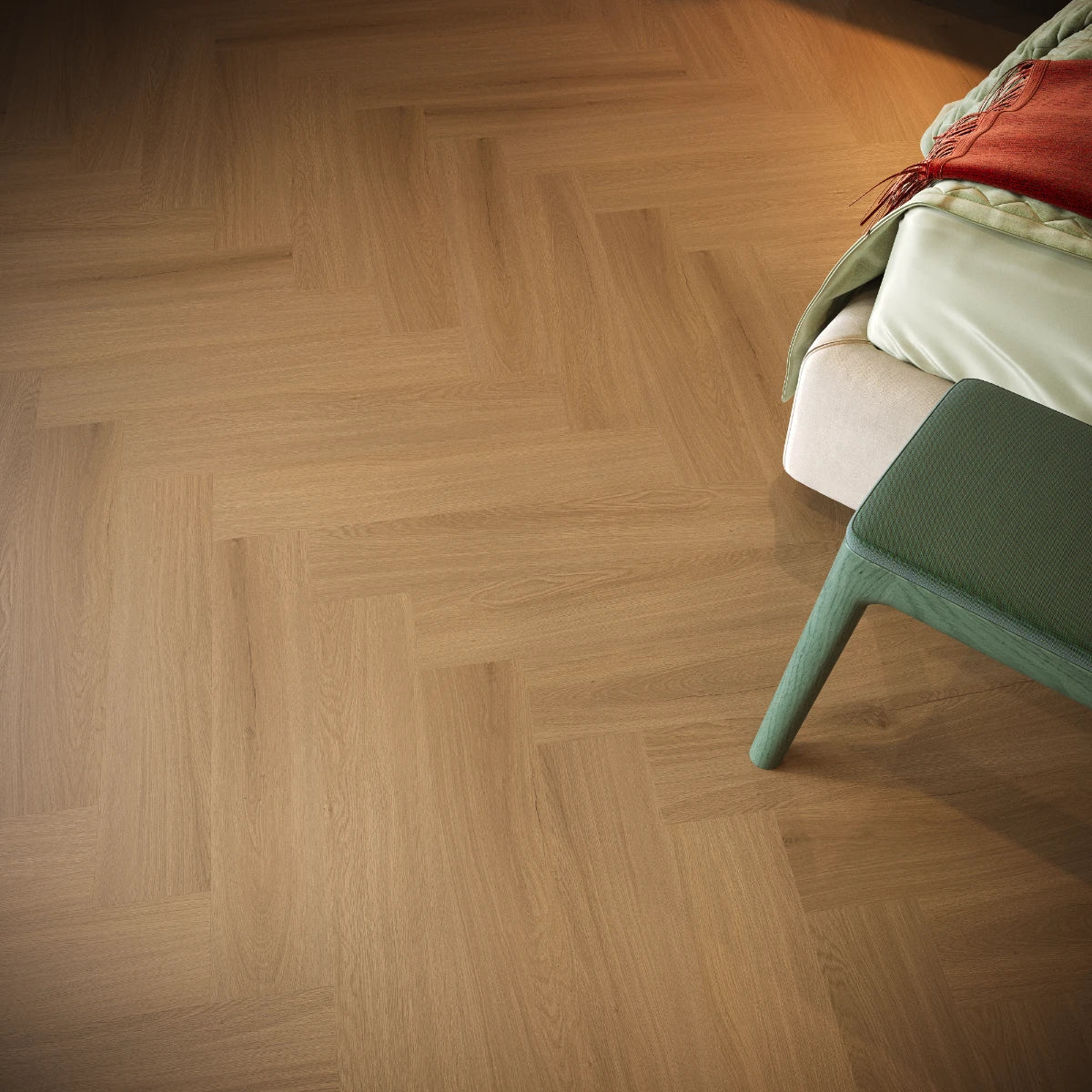 Palm Oak Visgraat - PVC plak