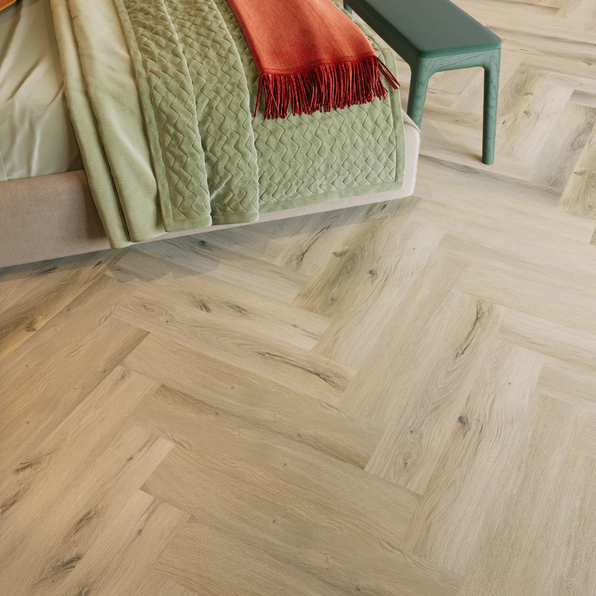 Orlando Oak Visgraat - PVC klik