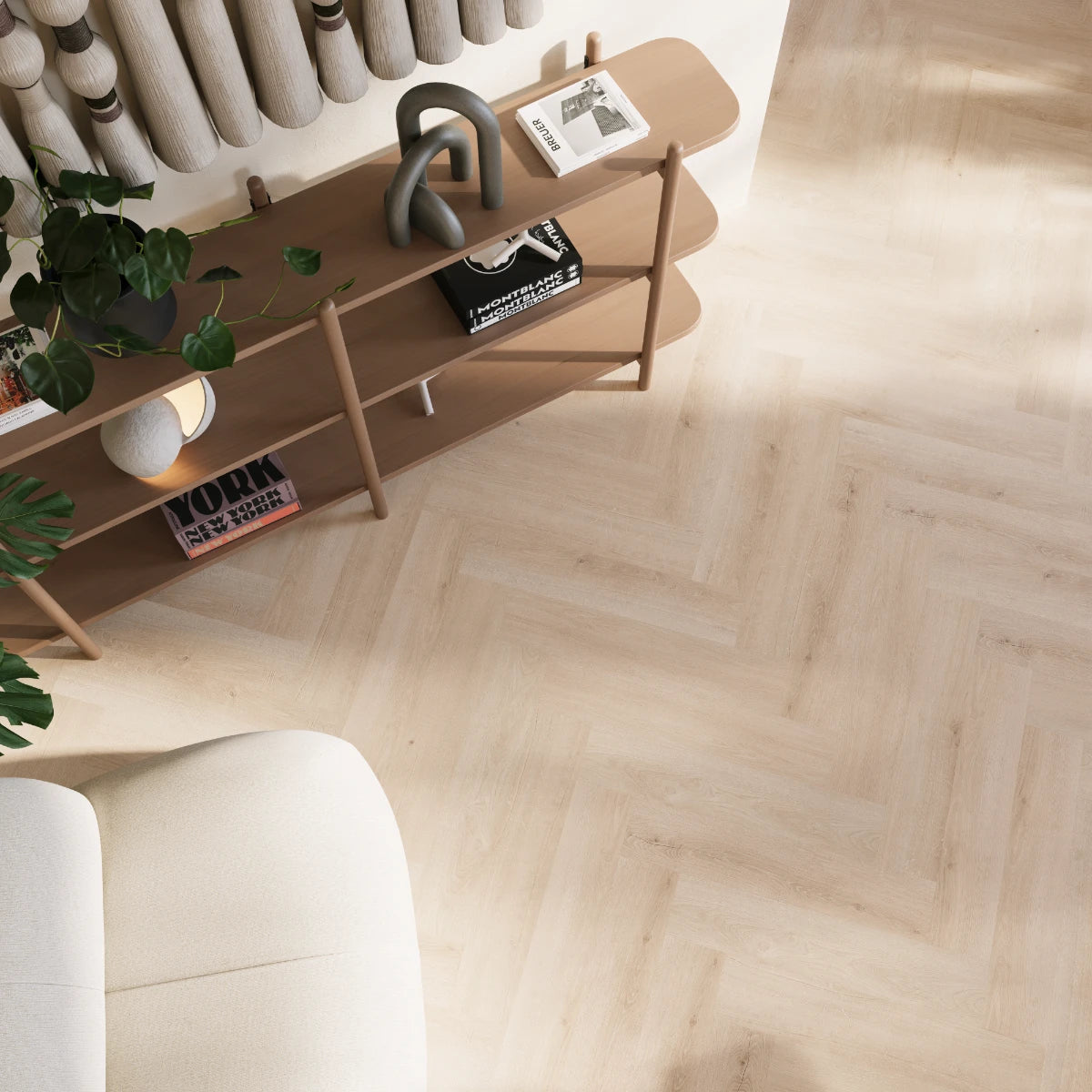 Panama Oak Visgraat - PVC klik