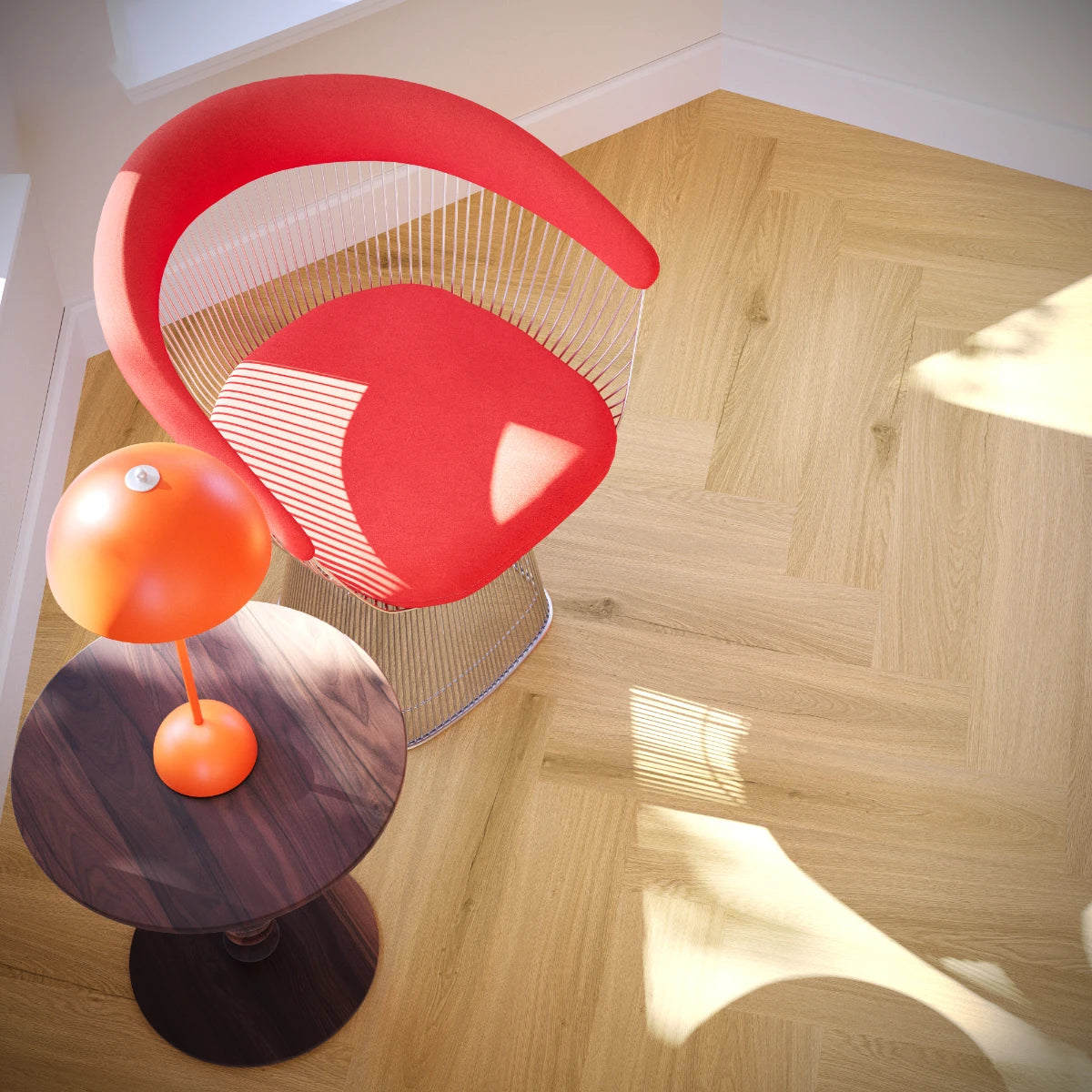Clearwater Oak Visgraat - PVC klik