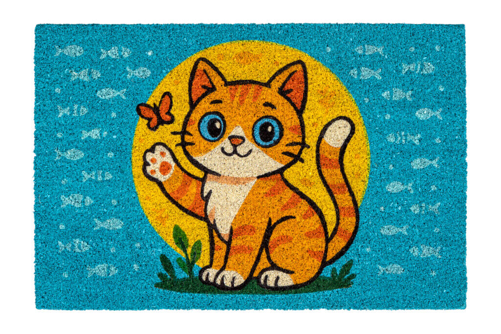 Ruco Print 858 Cat Blue 40x60 cm