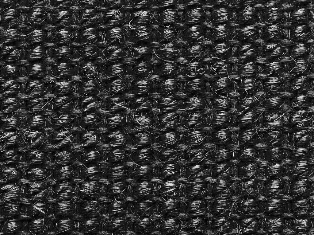 Sisal 015 Zwart 25x65 cm