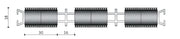 Profi Duo 007 Zwart 18 mm