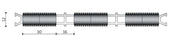 Profi Duo 007 Zwart 12 mm