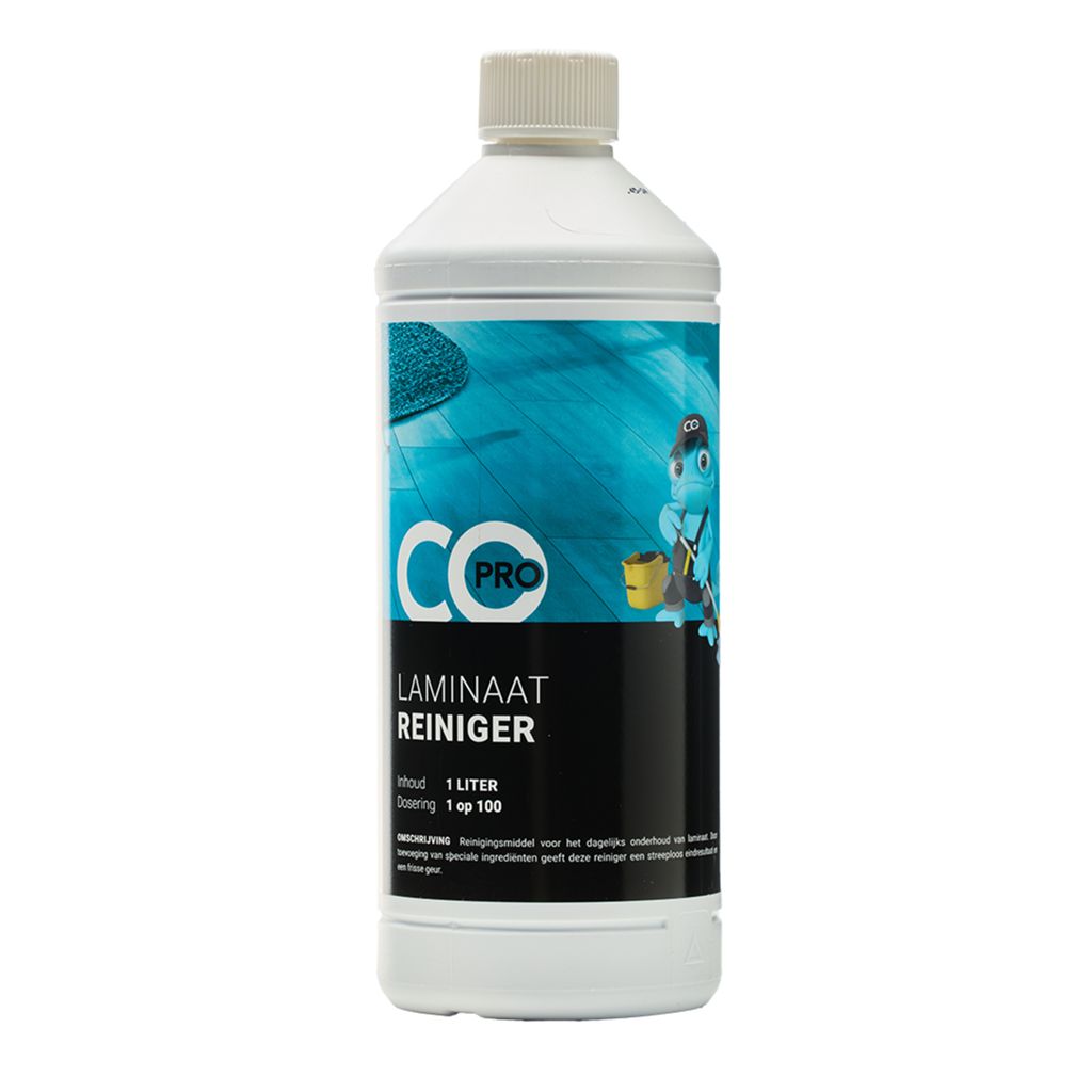 Co-pro laminate cleaner for daily cleaning