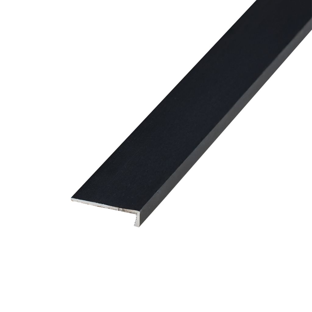 Co-pro hoekprofiel zelfklevend 4,5 mm antraciet/zwart