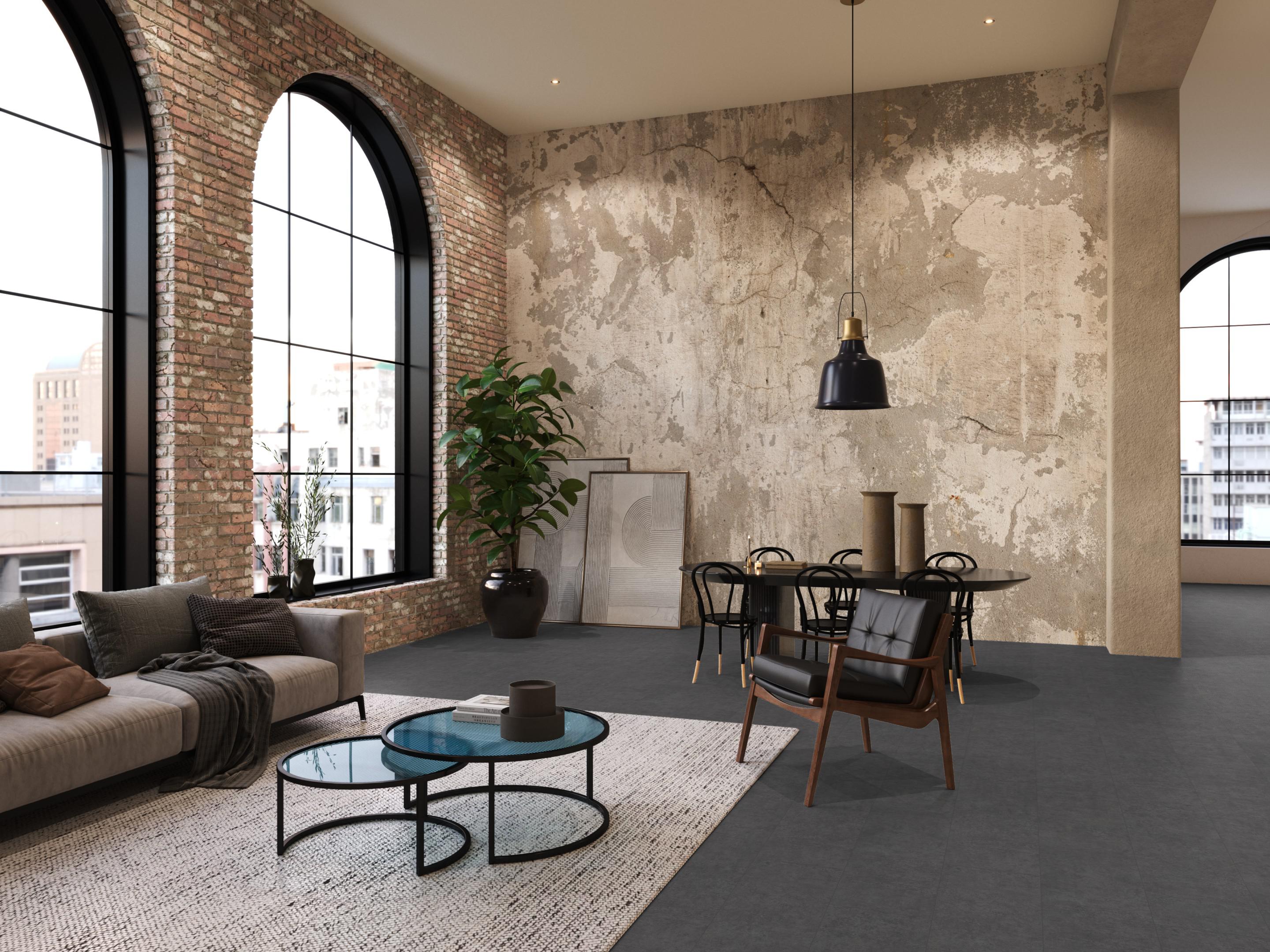 Kingsbridge beton zwart