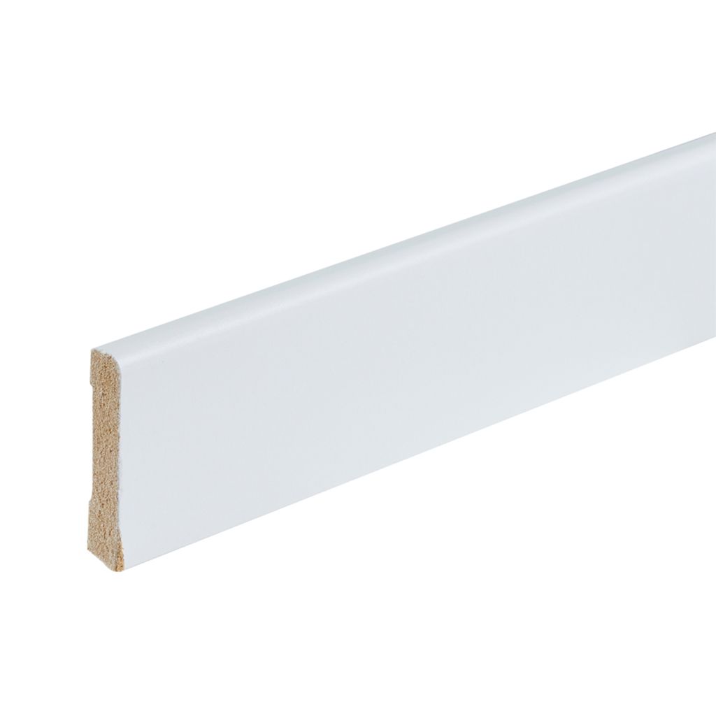 Co-pro gelakte plint berlijn wit RAL 9010 70×12
