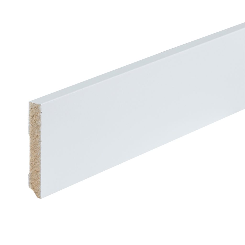 Co-pro gelakte plint amsterdam wit RAL 9010 90×15