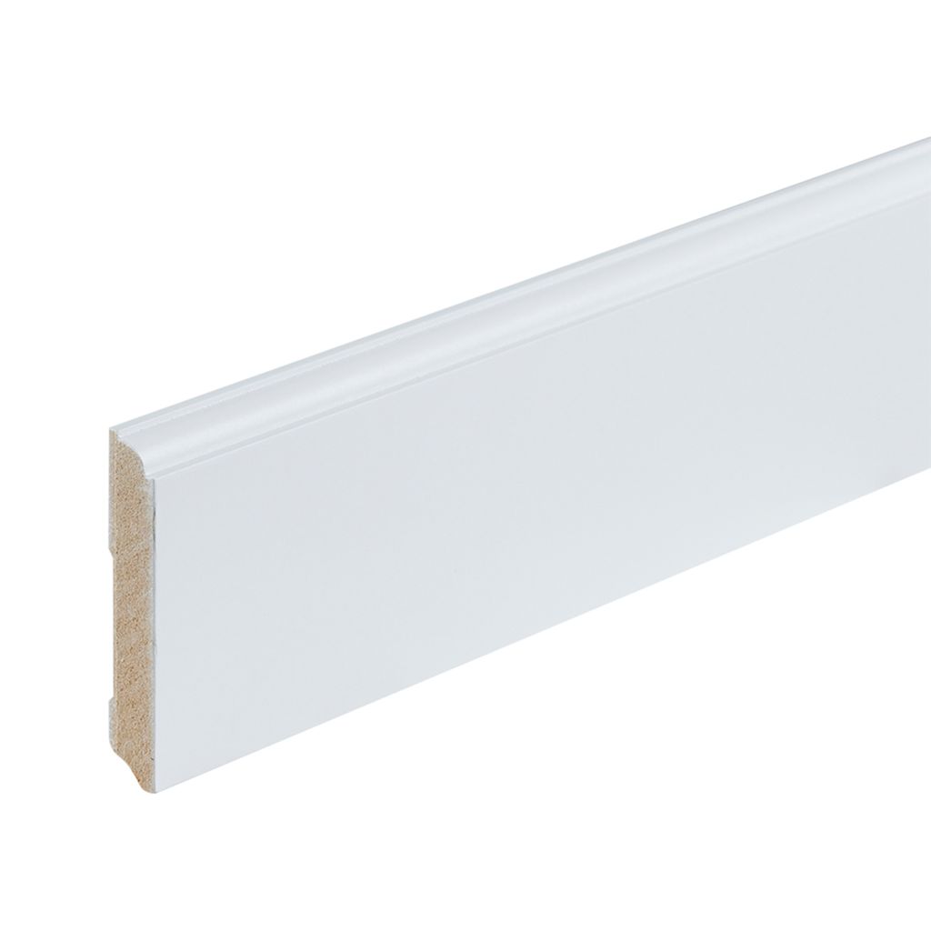 Co-pro gelakte plint praag wit RAL 9010 90×15