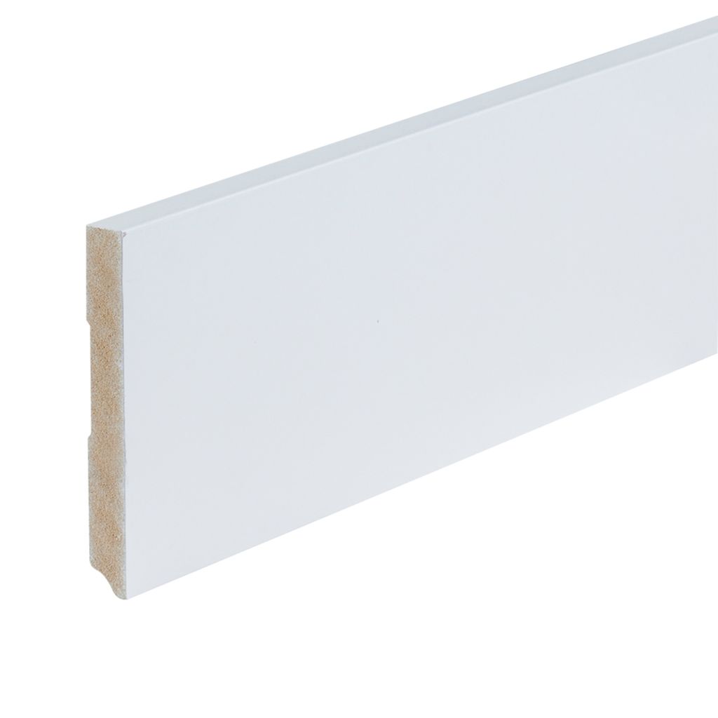 Co-pro gelakte plint amsterdam wit RAL 9016 120×15