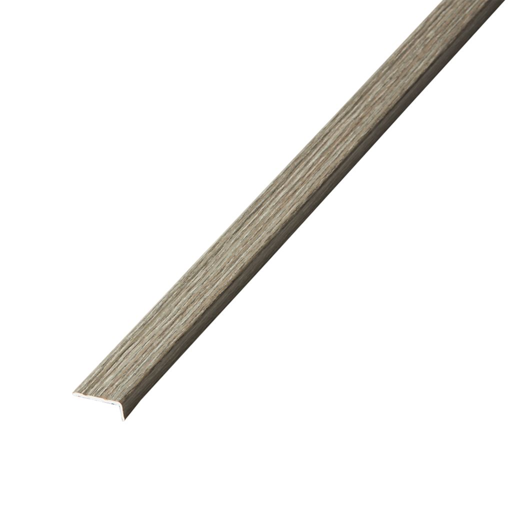 Co-pro hoekprofiel zelfklevend 10 mm donkergrijs