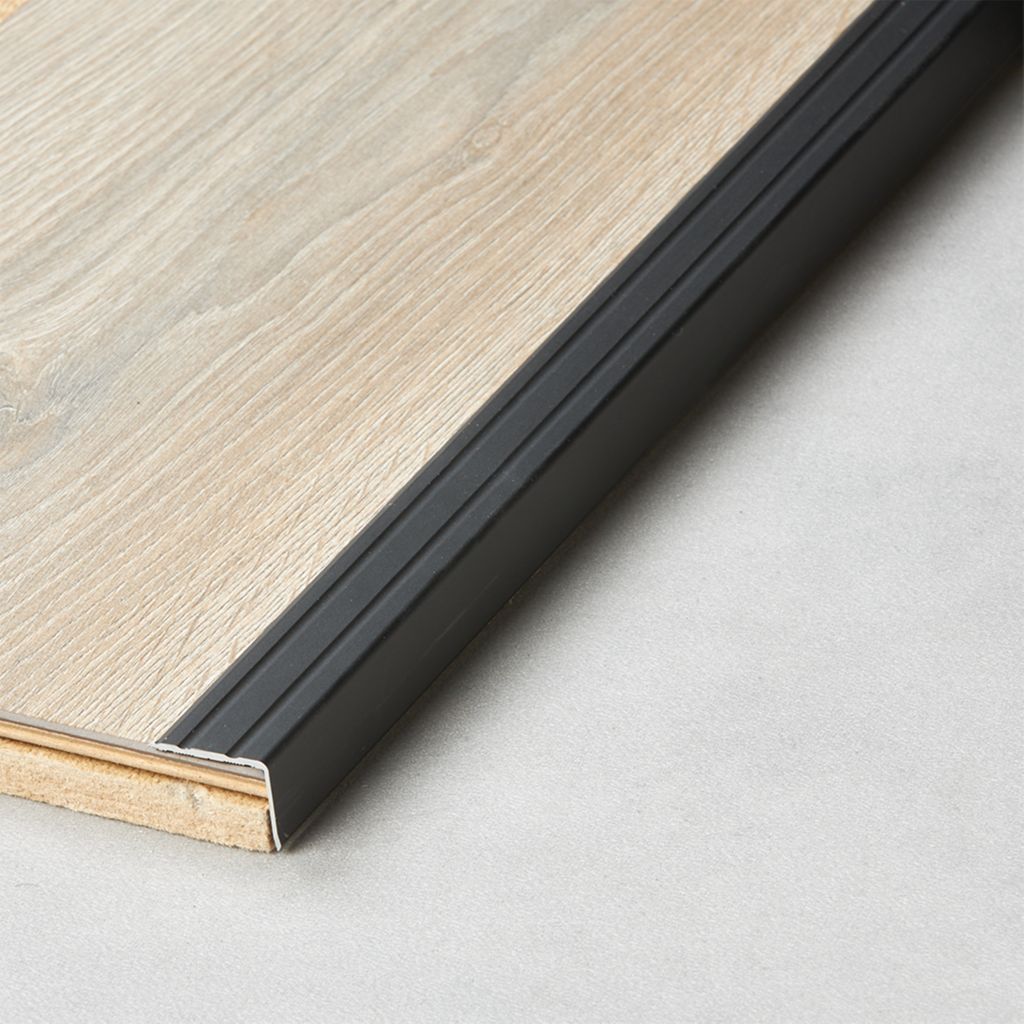Co-pro hoekprofiel zelfklevend 20 mm antraciet/zwart