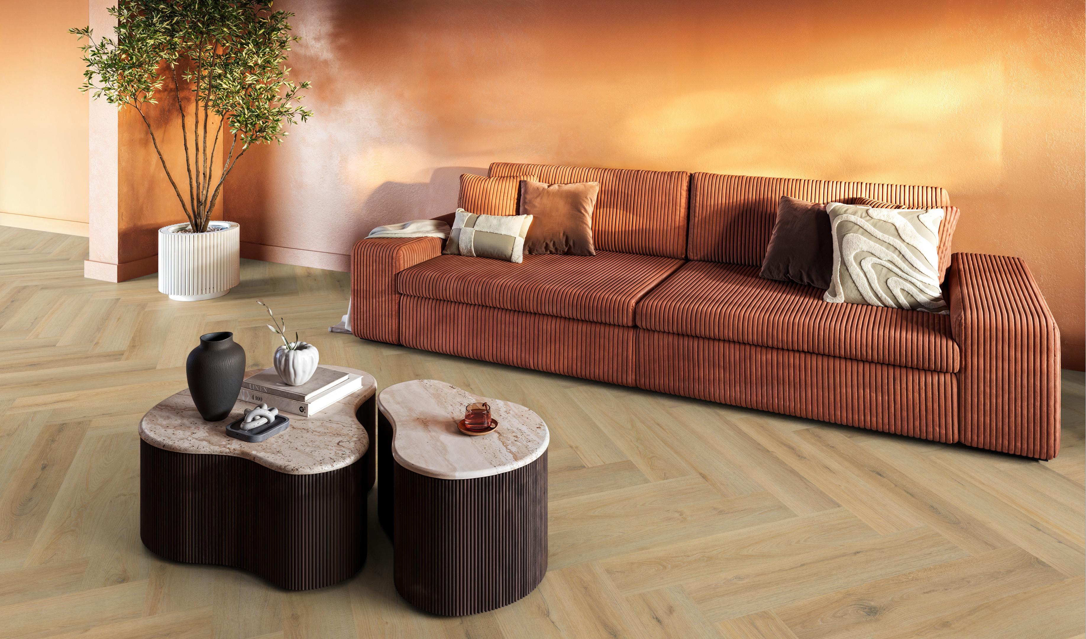 YUP XL Greenford herringbone click SRC natural