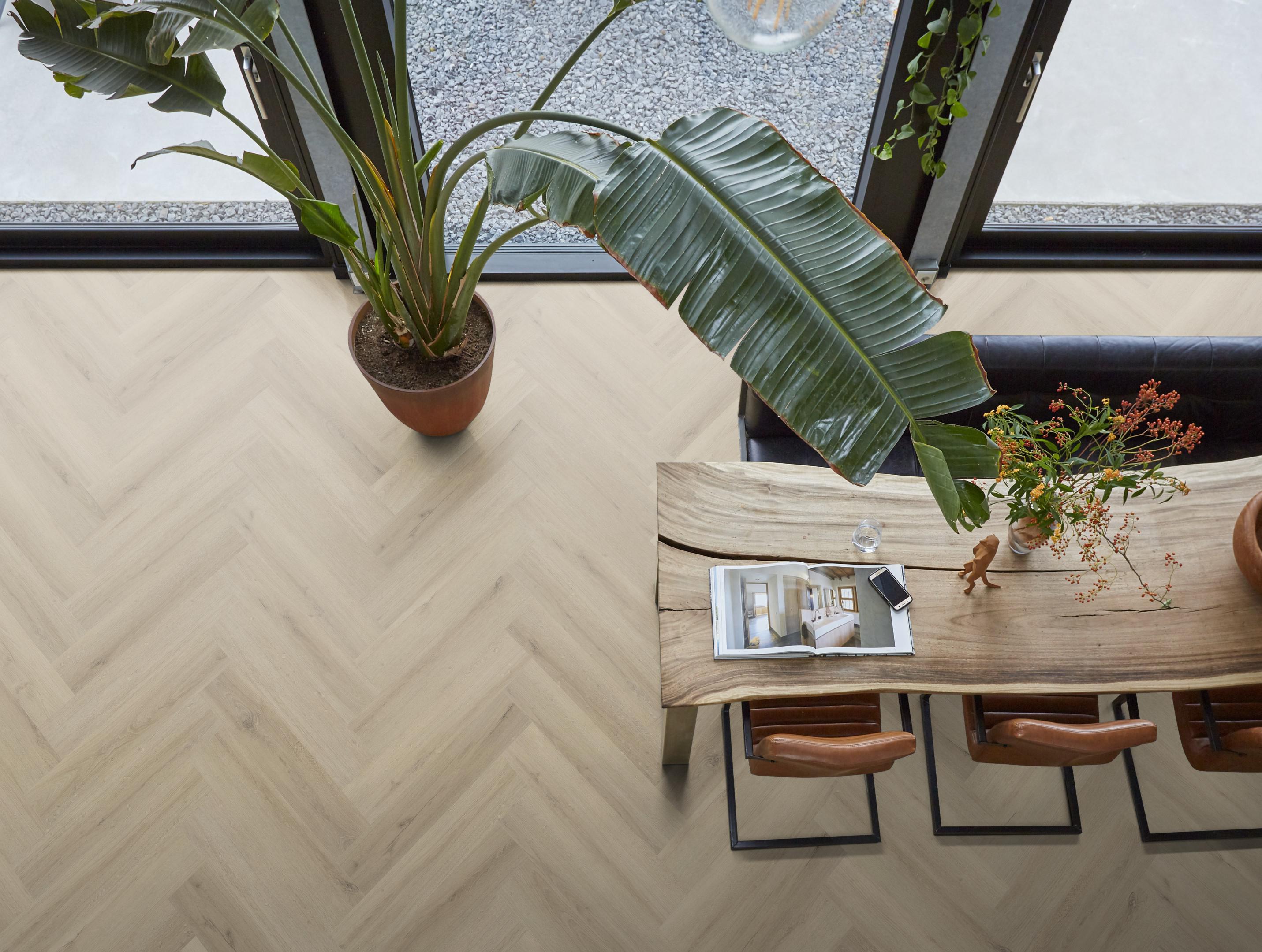 YUP XL Greenford herringbone click SRC beige