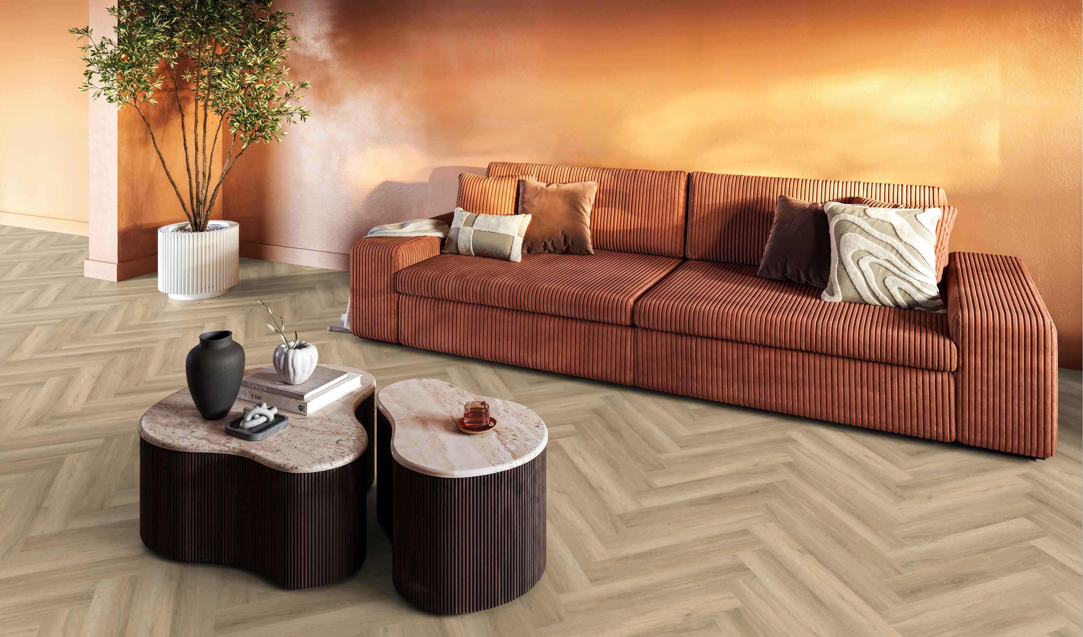 YUP Paddington herringbone click SRC beige
