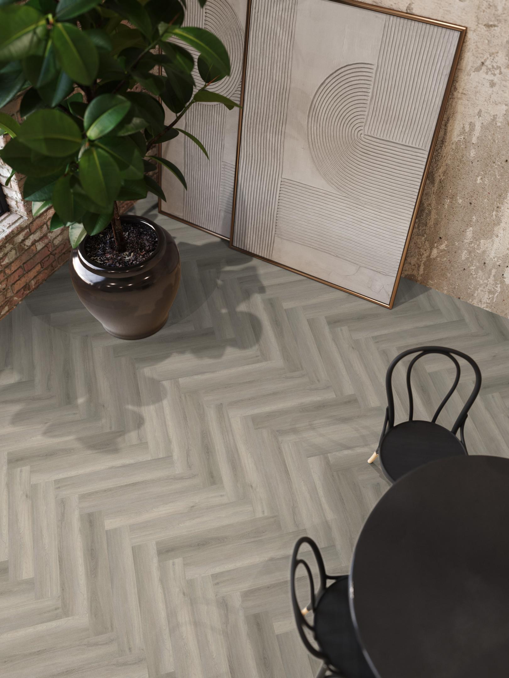 YUP Paddington herringbone click SRC grey