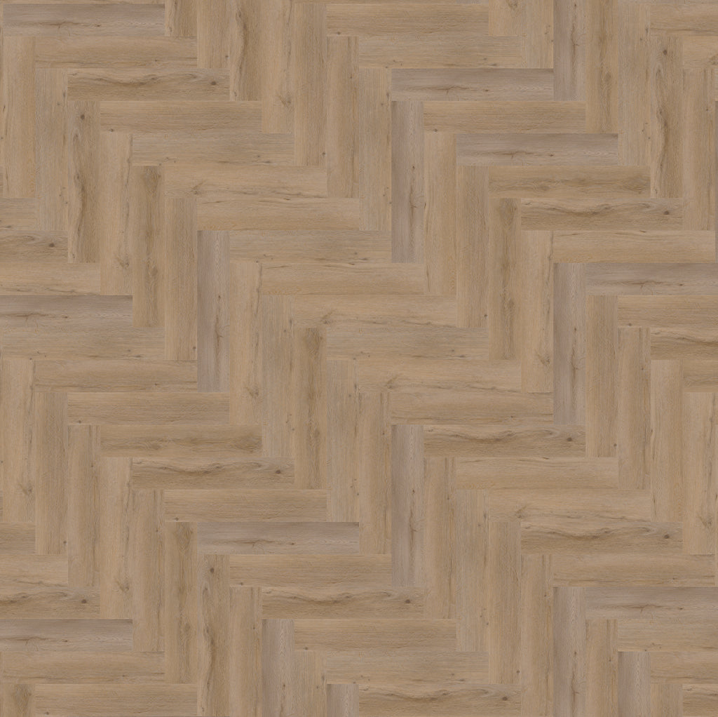 YUP Leyton Visgraat Natural Oak Plak PVC
