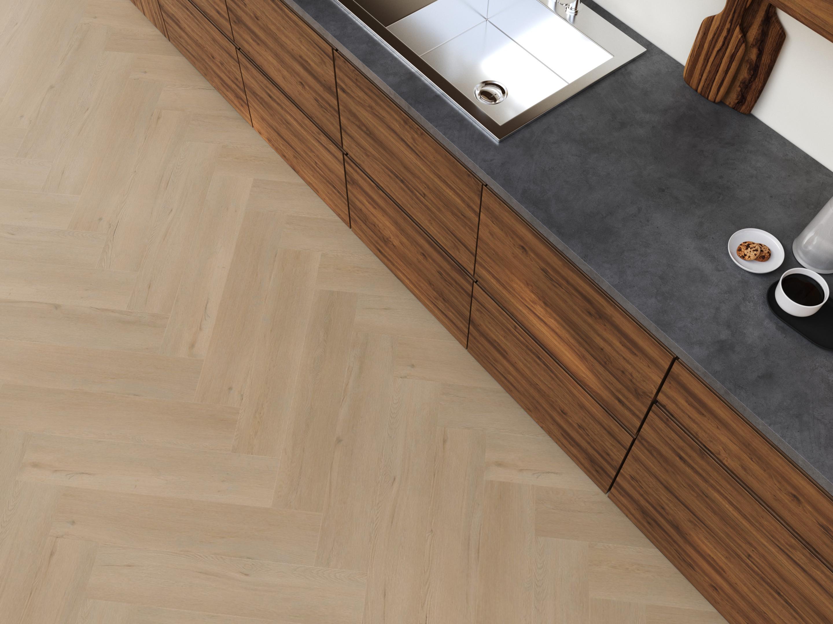 YUP Leyton herringbone click SRC beige