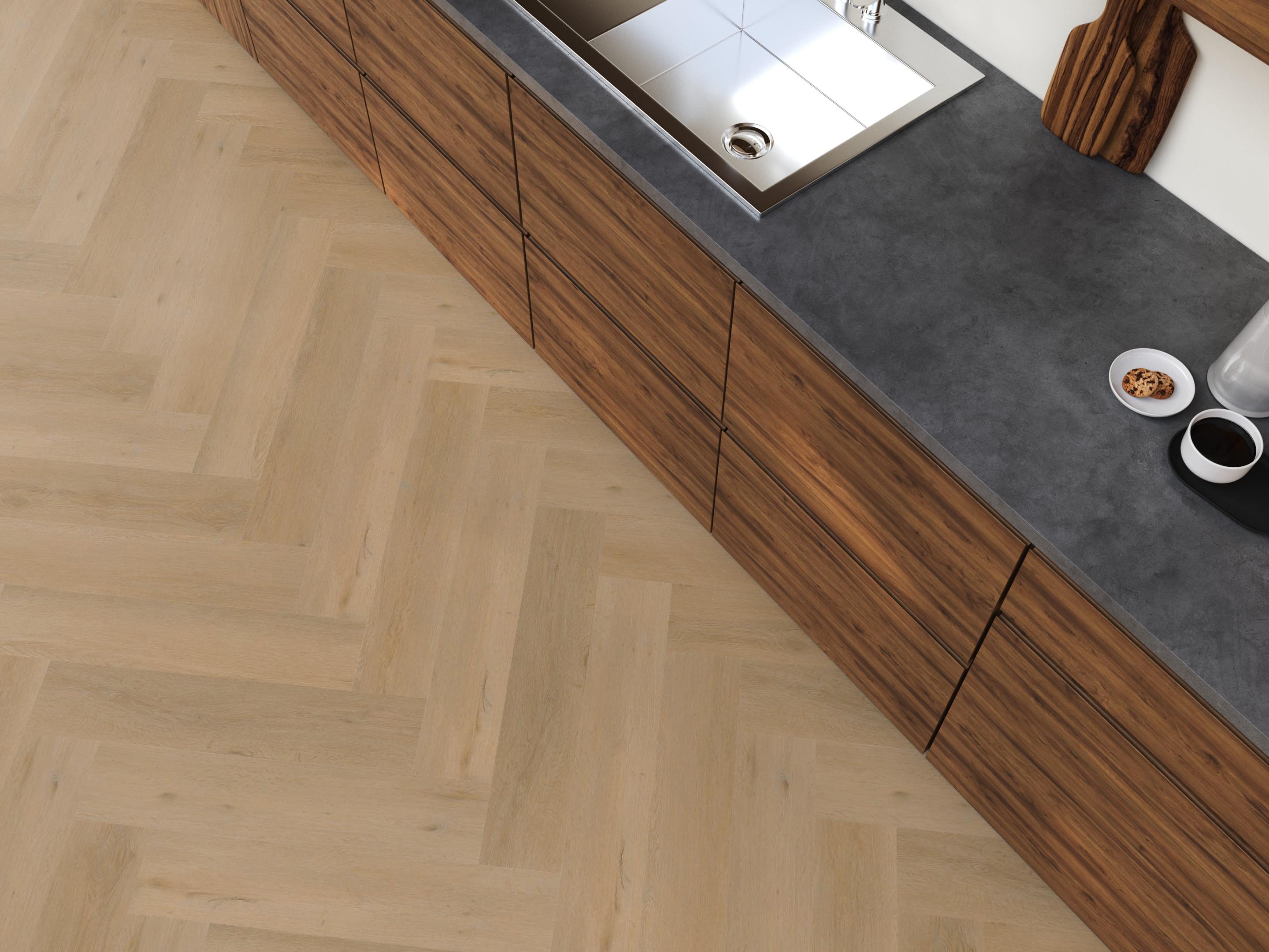 YUP Leyton herringbone click SRC warm oak