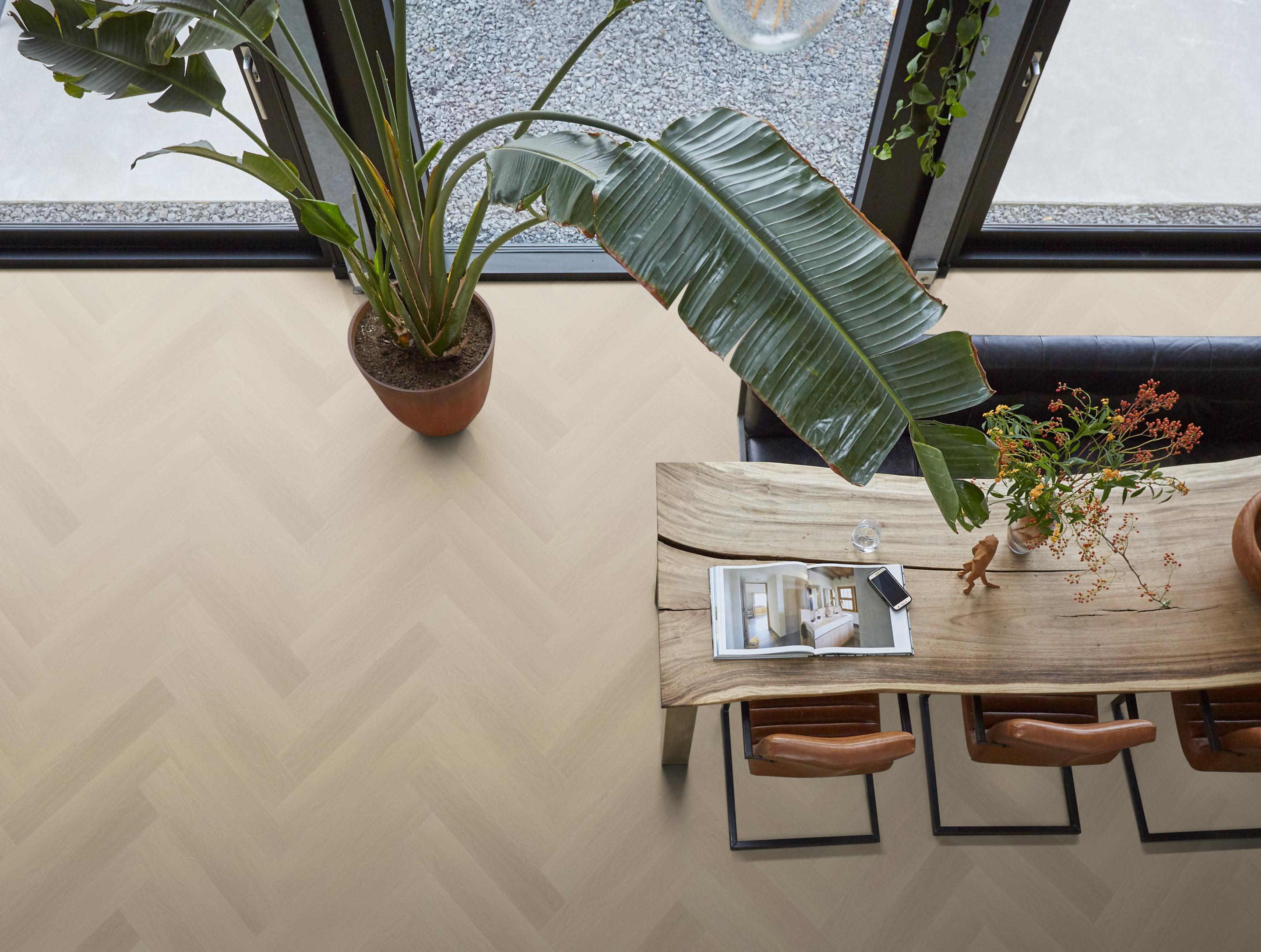 YUP Fulham herringbone click SRC beige