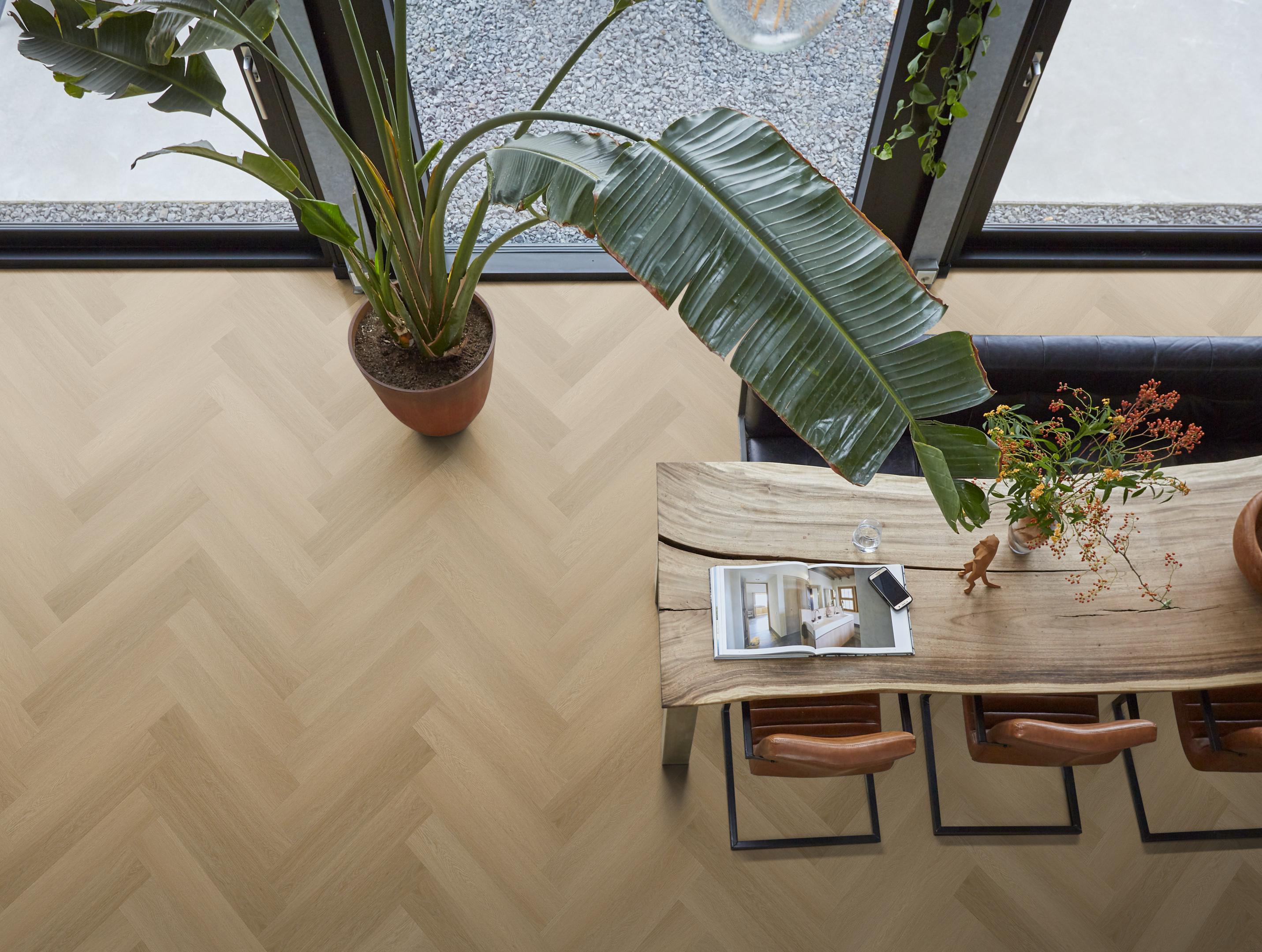YUP Fulham herringbone click SRC warm oak