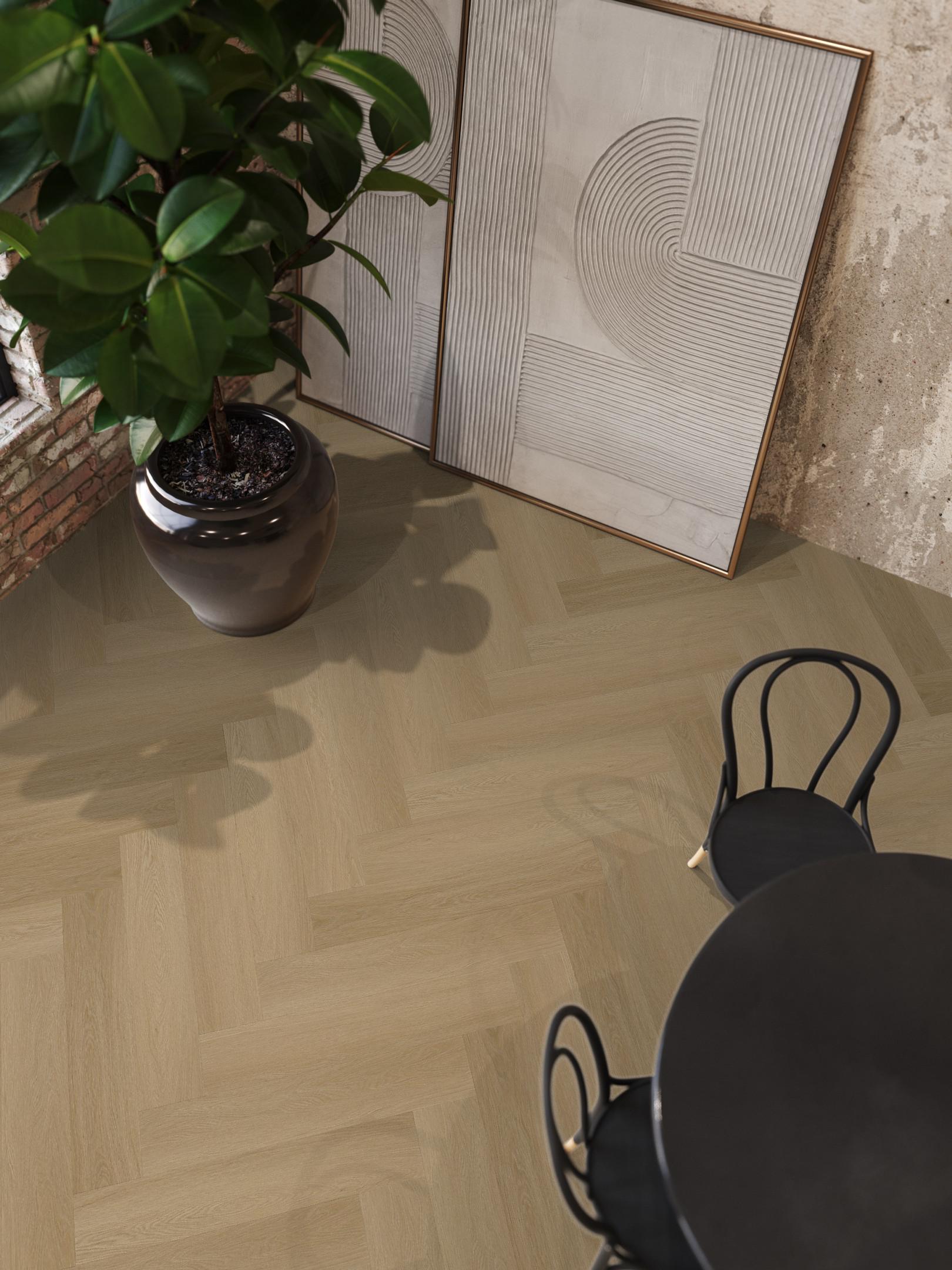 YUP Fulham herringbone click SRC warm oak