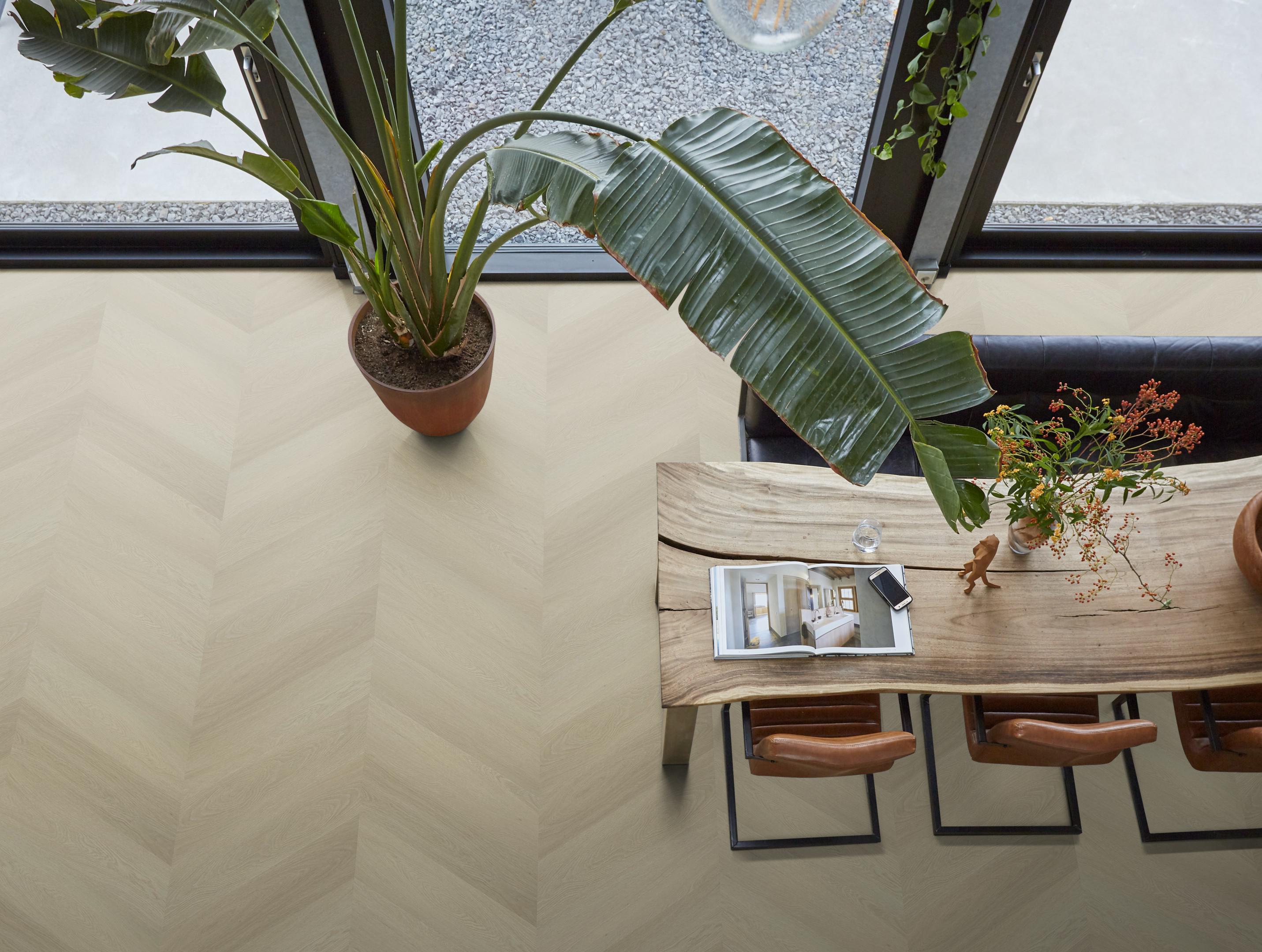 YUP Fulham chevron dryback smoky