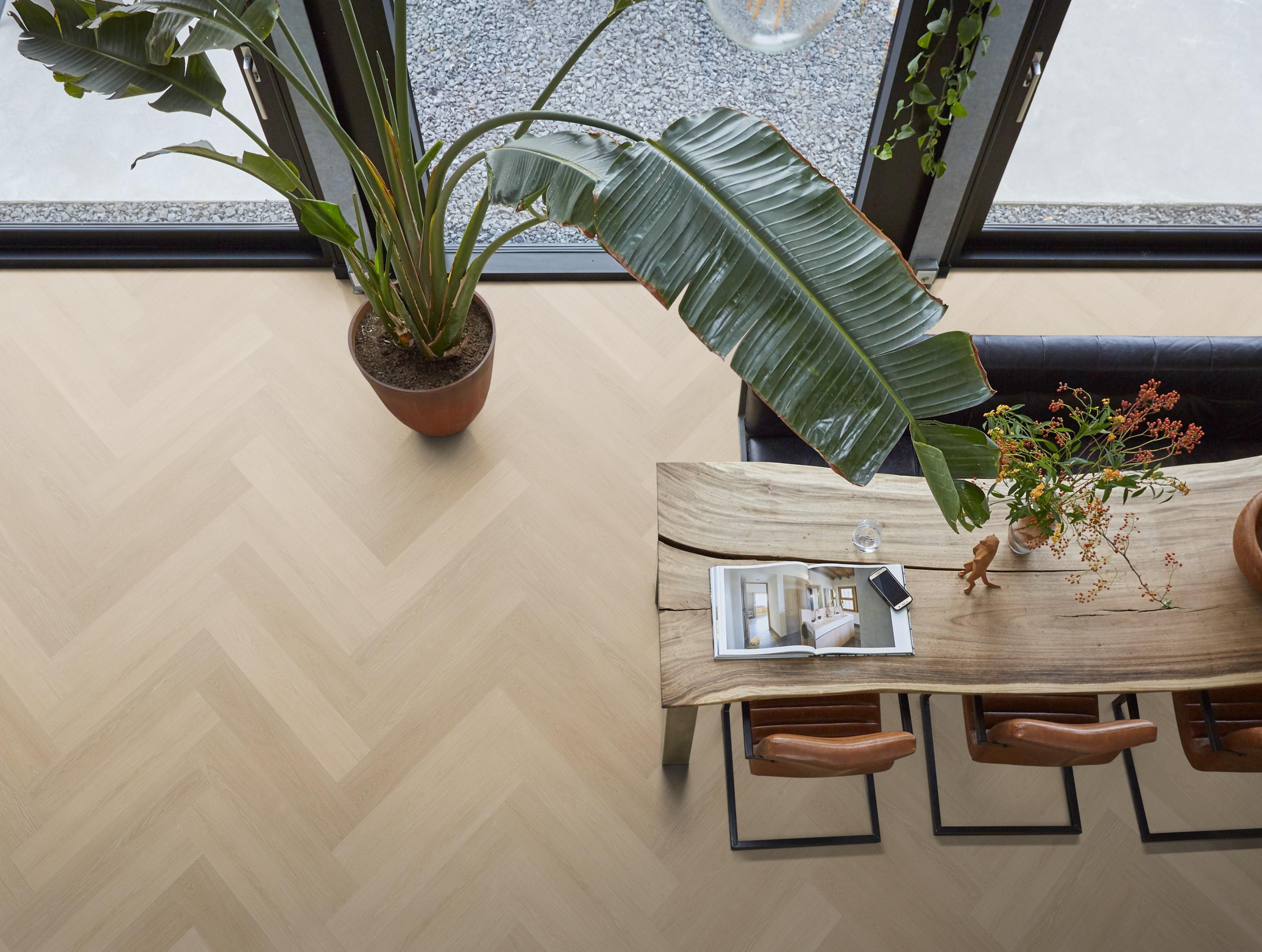 YUP XL Brentford herringbone click SRC natural