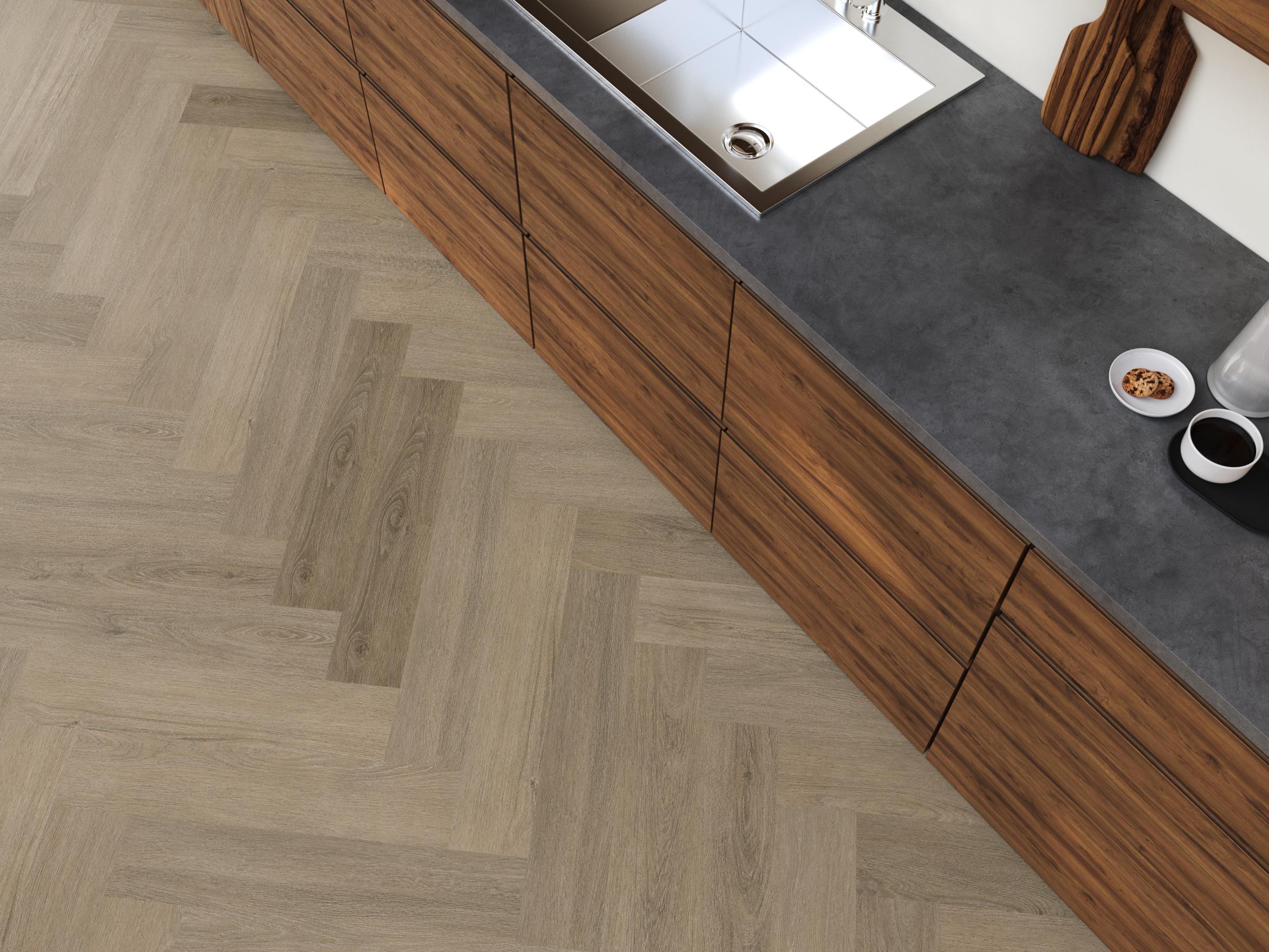 YUP Sutton herringbone click SRC smoky