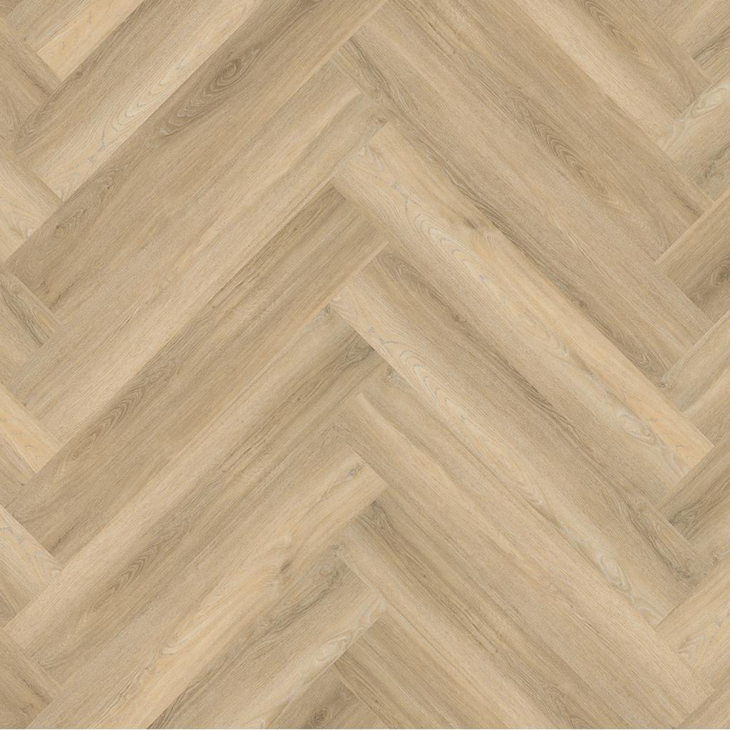 YUP Visgraat Herringbone Beige Click PVC