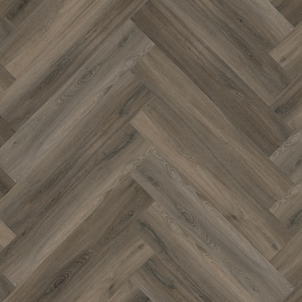 YUP Visgraat Herringbone Dark Grey Plak PVC