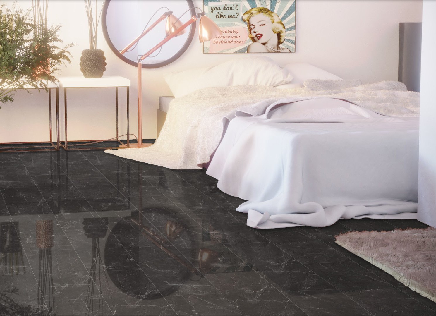 Falquon Blue Line Stone Botticino Dark D2909