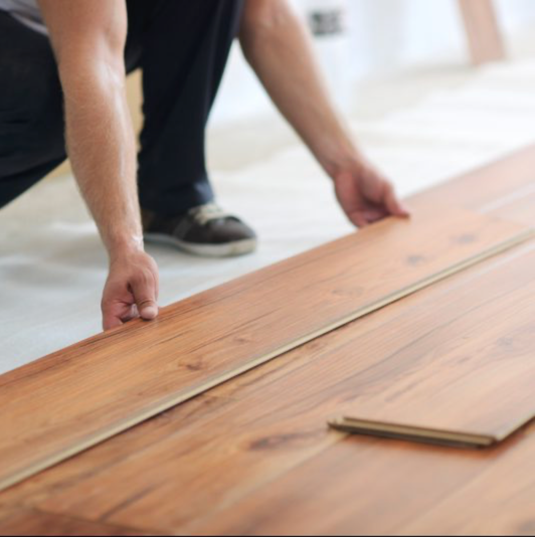 legservice rechte plank/ visgraatvloer
