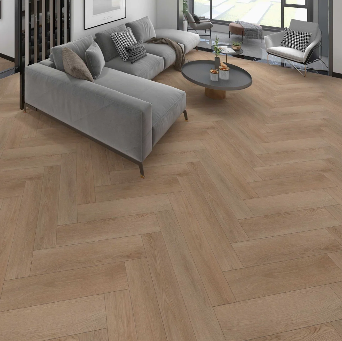 Wood 201 Herringbone – Click pvc visgraat vloer
