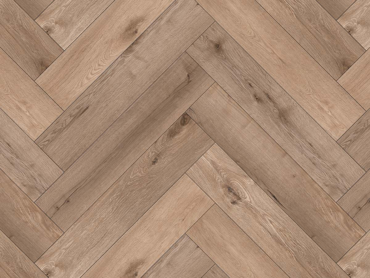 Melange Oak Visgraat Click