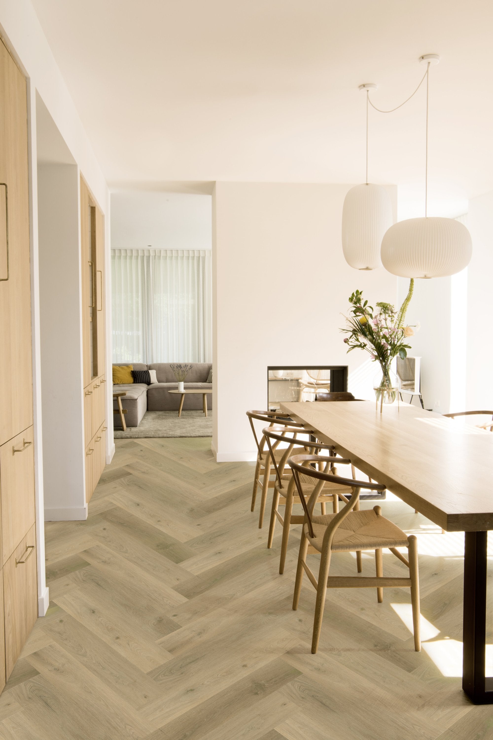 Vario Walvisgraat 3905 (dryback) Prestige Oak Smoked Light