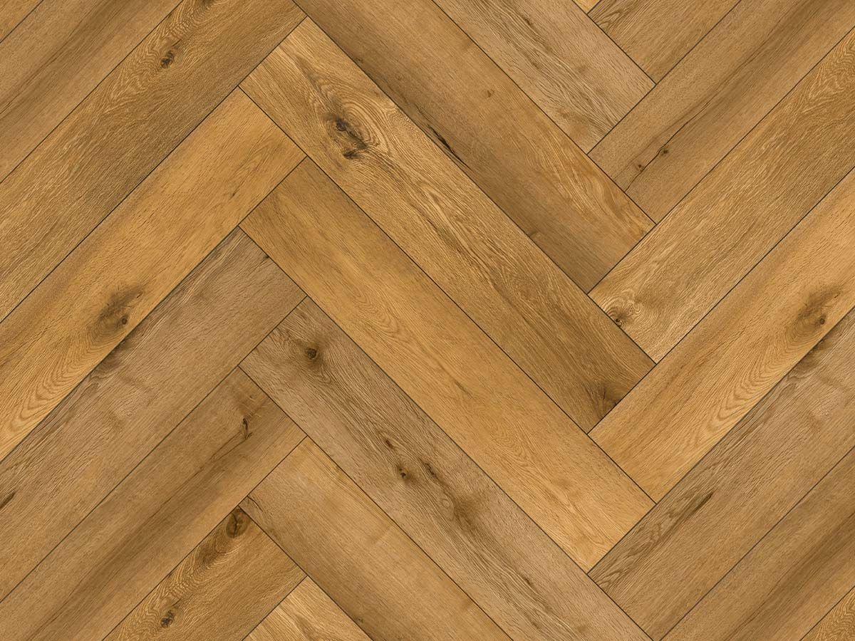 Gold Oak Visgraat Click
