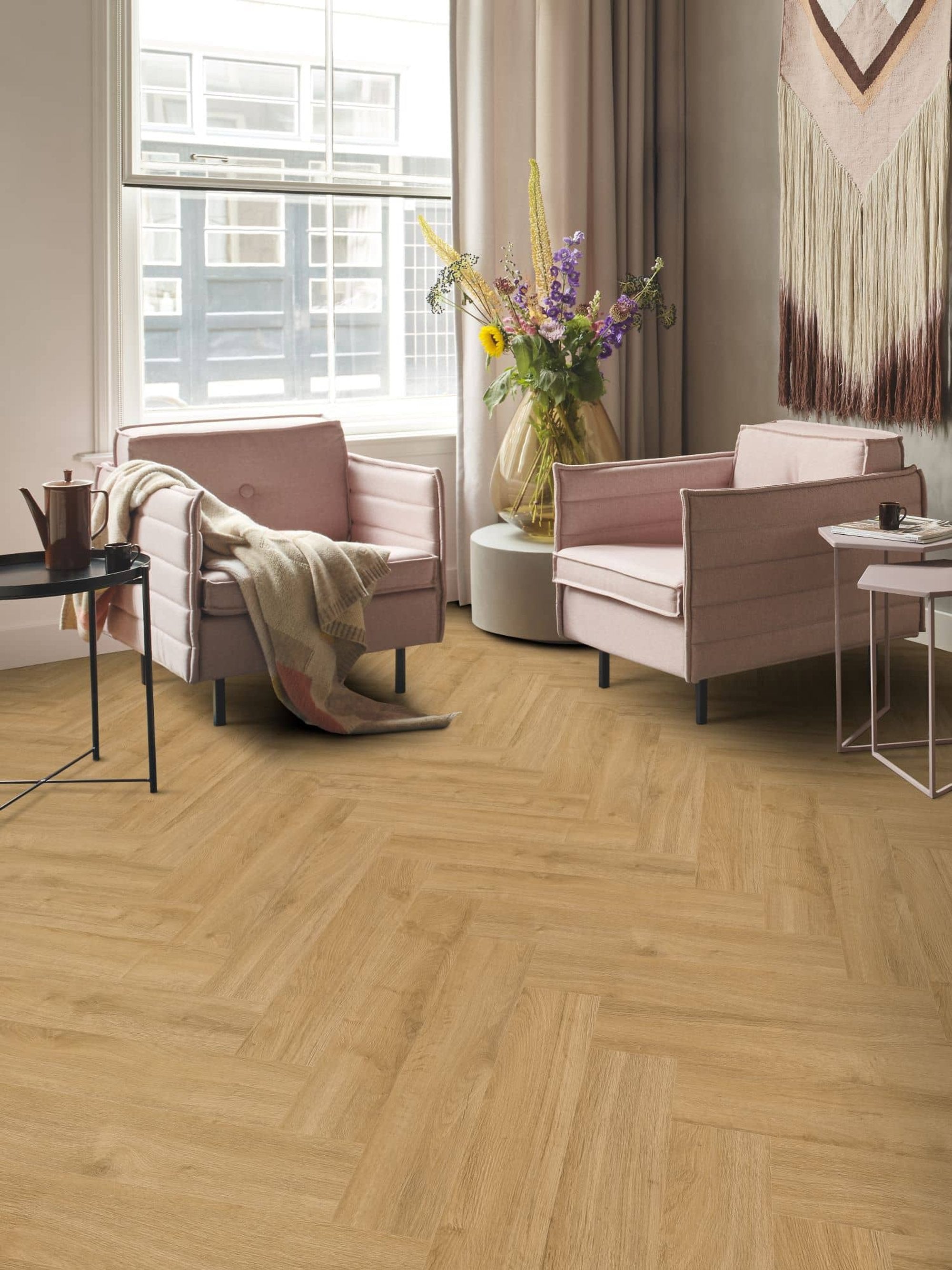 Oakland Visgraat 7201 (rigid click) Naturel