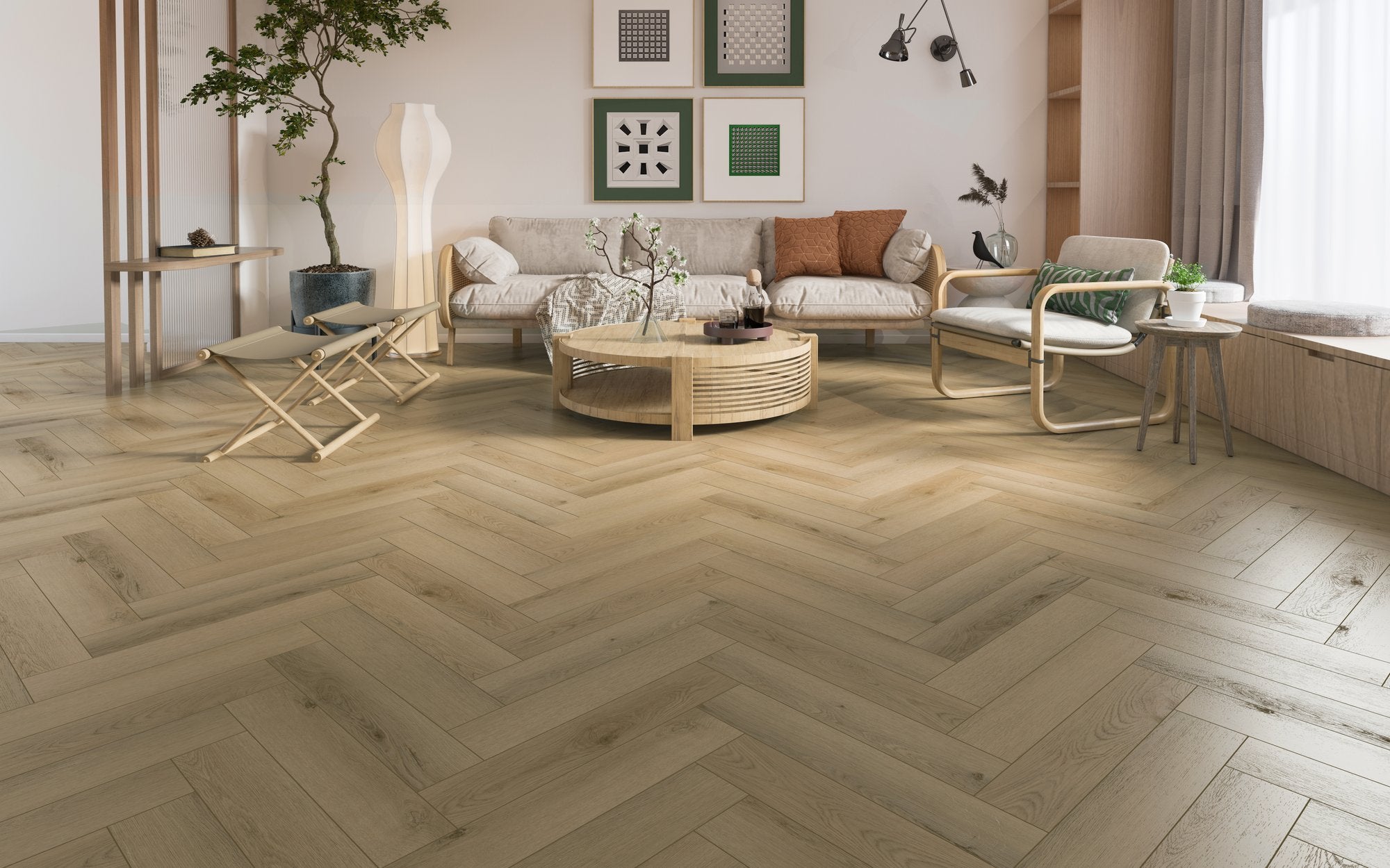 Firmfit Silent Visgraat 7601 (rigid click) Sierra Beige