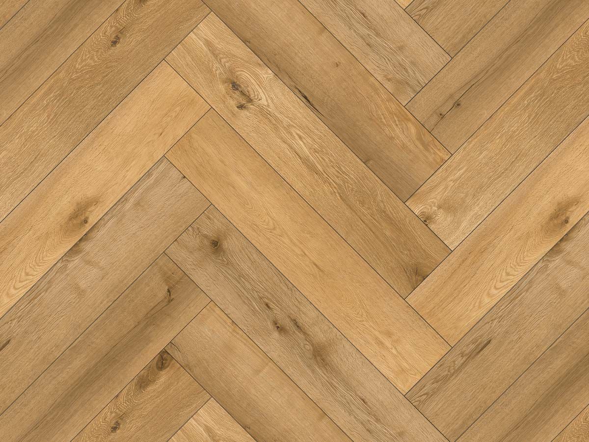 Natural Oak Visgraat Click