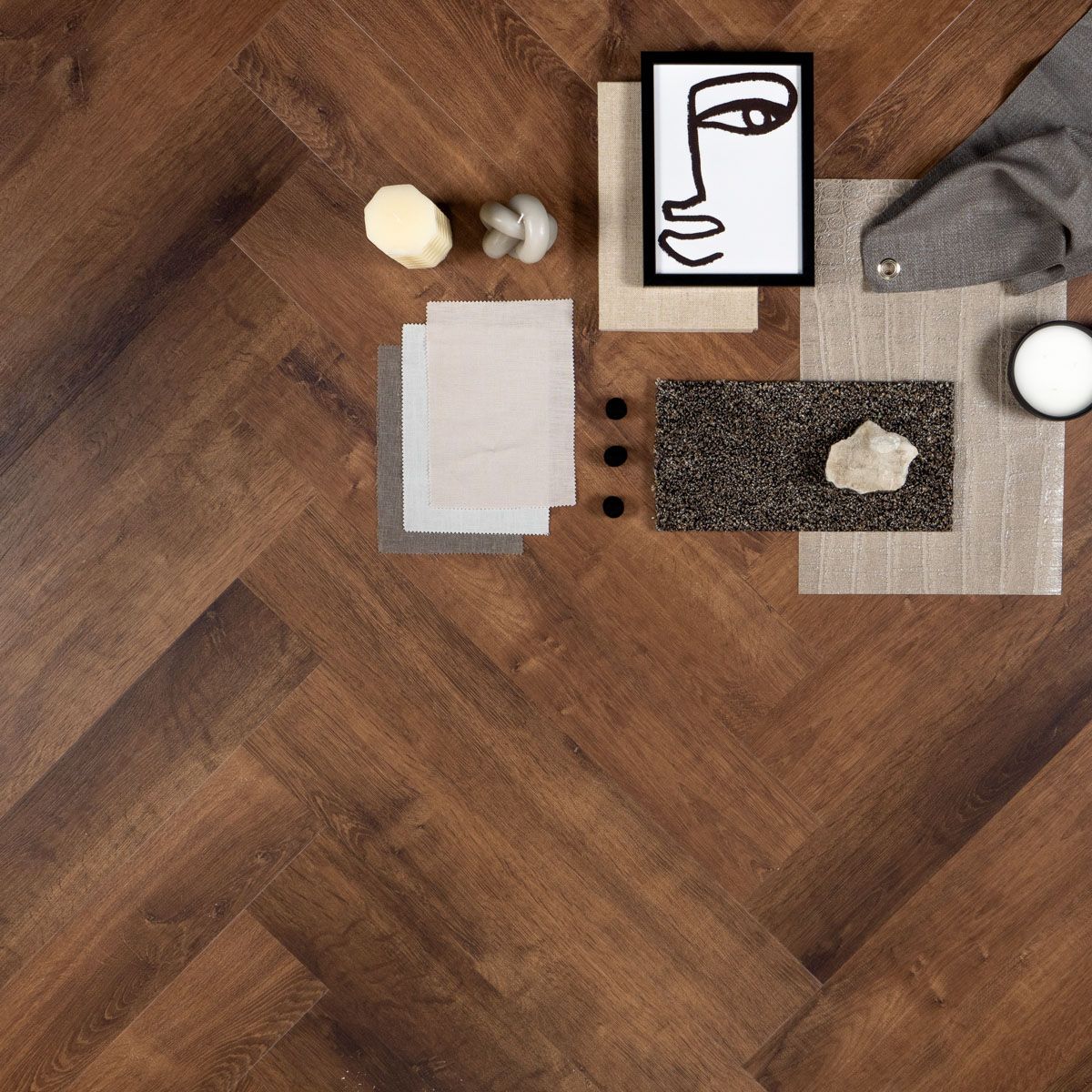 Dawn Herringbone - PVC klik