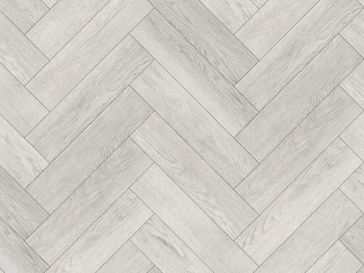 Scraped Oak Visgraat Click